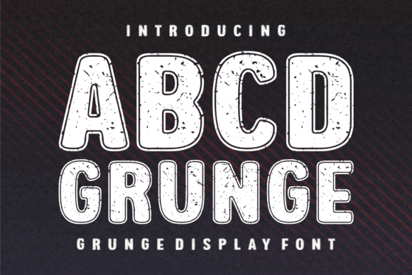 Abcd Grunge Font