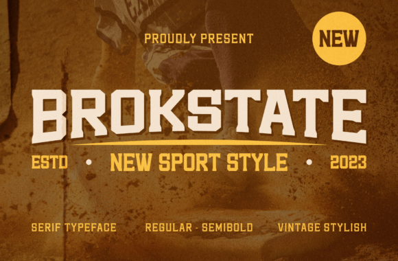 Brokstate: A Bold Font for Web Design