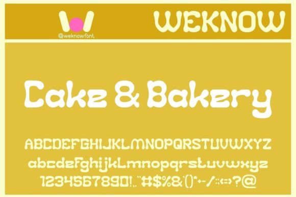Cake and Bakery Font Review