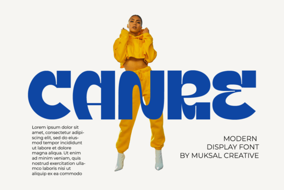 Canre: A Premium Display Font for Creative Makers