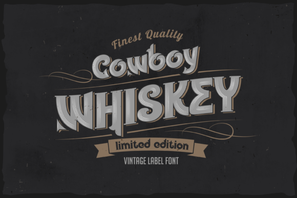 Cowboy Whiskey Font