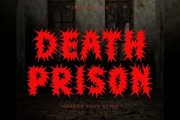 Death Prison Font for Bold Branding