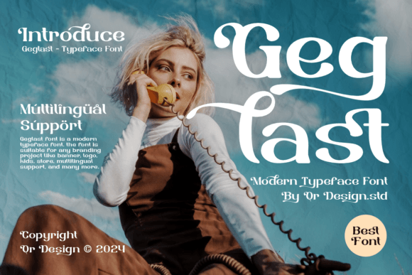 Geglast Font for Stylish Craft Projects