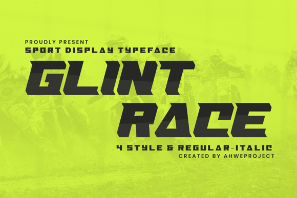 Glint Race Font for Bold Campaigns