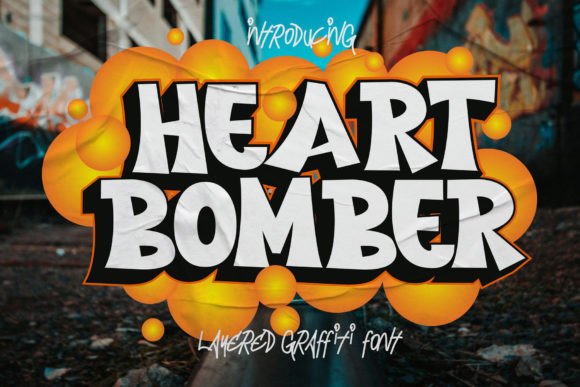 Heart Bomber Font for Bold Branding