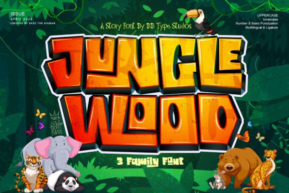 Jungle Wood Font for Bold Campaigns
