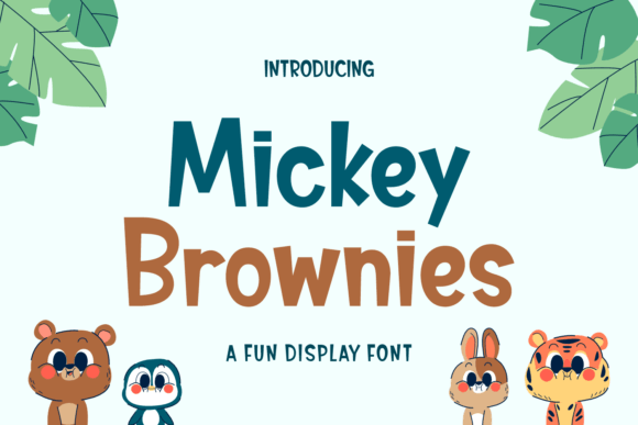 Mickey Brownies Font Review