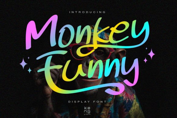 Monkey Funny Font for Creative Brands