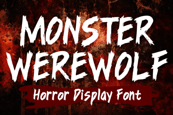 Monster Werewolf Font