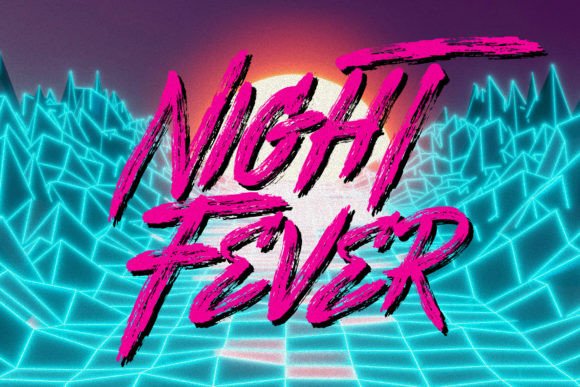 Night Fever: A Bold Display Font for Editorial Design