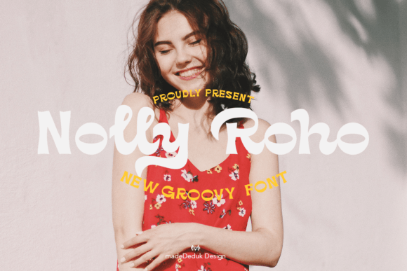 Nolly Roho Font: 80s Groove for Modern Design