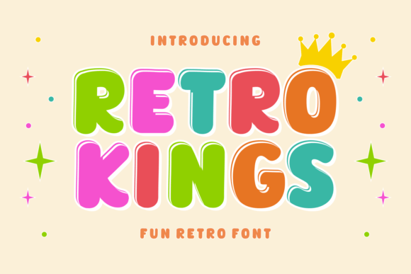Retro Kings Font for Web Design