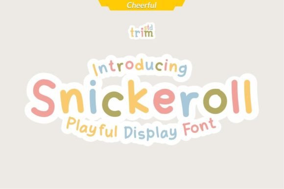 Snickeroll Font for Creative Campaigns