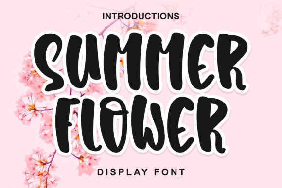 Summer Flower Font