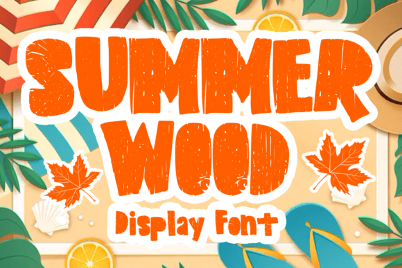 Summer Wood Font for Bold Design