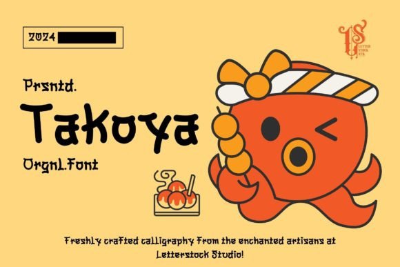 Takoya Font for Creative Makers