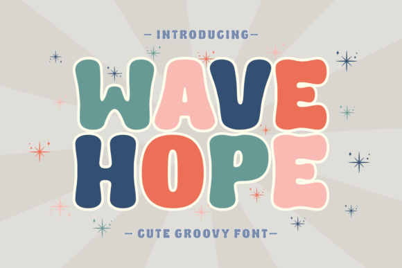Wave Hope Font for Creative Brands